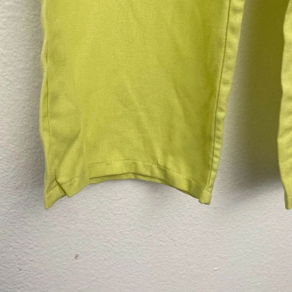 New Look Lime Green Wide Leg Pants - Picture 8 of 14